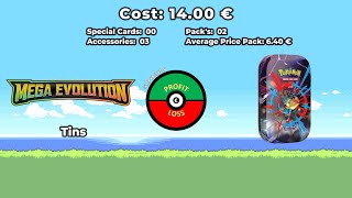 PROFIT OR LOSS? MEGA HEROES • MEGA LUCARIO • MINI TIN