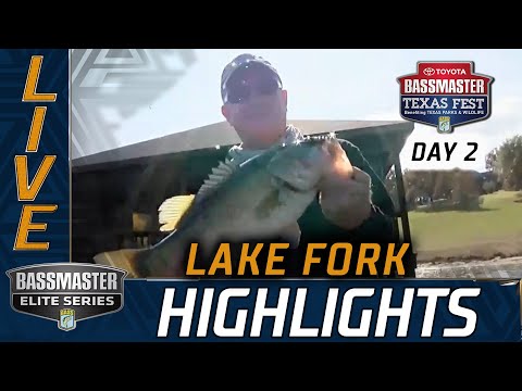 Day 2 Highlights (2020 Bassmaster Elite at Lake Fork)