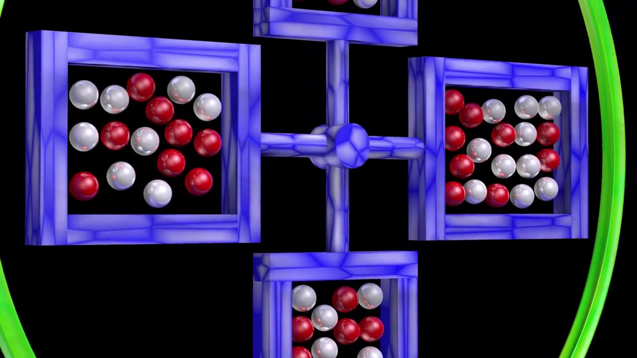 Centrifuge in slow motion