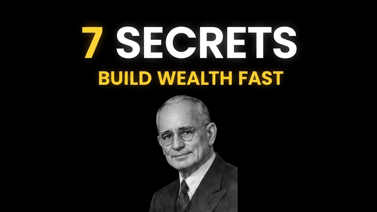 7 Secrets to Build Wealth Faster Than You Ever Imagined | Napoleon Hill Motivation