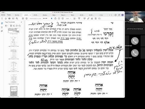 הרב יואל חקון - ראש השנה תשפ״ו - שיעור 16 - נסירה - זכרנו בסידור - תפילין כתובות כלליות.