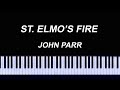 John Parr - St. Elmos Fire (Man in Motion) Piano Tutorial