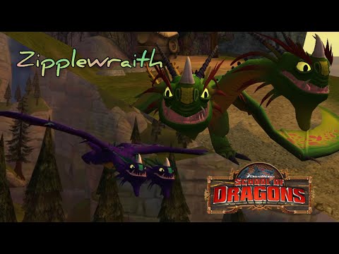 NEW HYBRID ZIPPLEWRAITH - School of Dragons - Thawfest 2022🐉