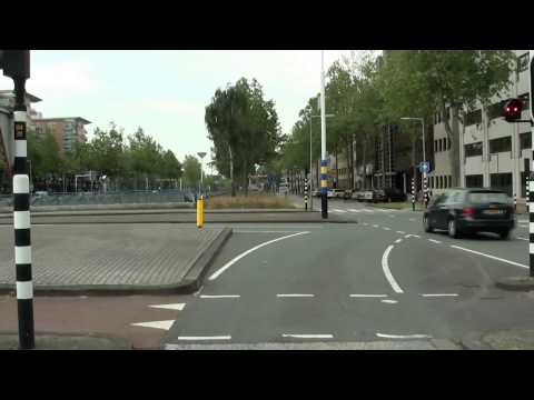 Cab ride bus; Veolia lijn 71 & 72: omleidingen (20150612) (10x versneld)