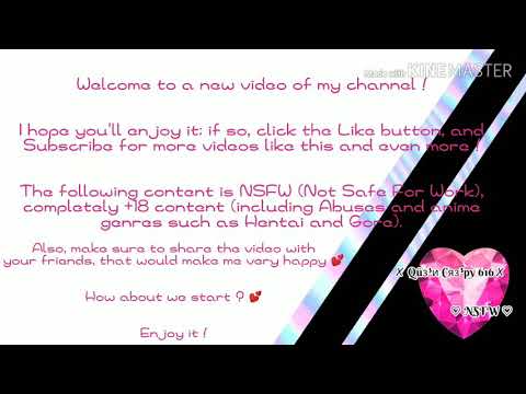 My NSFW Intro/Description 💕🔞