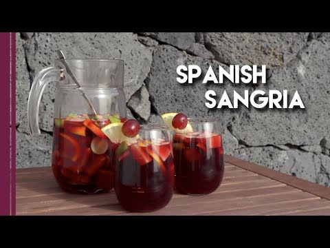 How to make a Sangria with Red Wine | Spanish recipe with Brandy