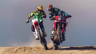 Download lagu MX vs. ADV! KTM 1190 Adventure R & 450SX-F vs. Honda Africa Twin & CRF450R | On Two Wheels mp3