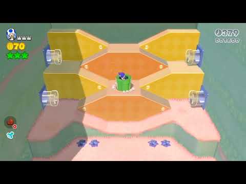 Super Mario 3D World (Switch) 2-5 Speedrun - Time: 24 (TWR)