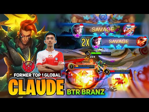DOUBLE SAVAGE in Row  [ Former Top 1 Global Claude ] by BTR BRANZ - Mobile Legend