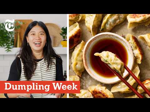 Pork and Garlic-Chive Potstickers | Sue Li | Dumpling Week | NYT Cooking