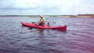 Barbie kayaking Horseshoe beach
