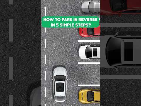 How to park in reverse in 5 simple steps? #reverseparking #parking #parkingtips #drivingtest #cars