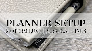 Updated Planner Setup - Moterm Luxe Personal Rings - June 2021