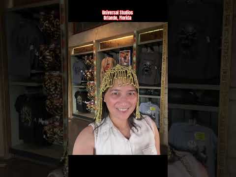 Cleopatra’s Headpiece at Universal Studios 07Aug2025 vs 25Sep2024. #orlando #florida #fyp #fypageシ