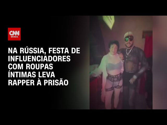 Festa com famosos seminus irrita governo russo e rapper é preso | CNN ...