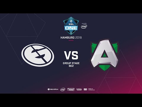 Evil Geniuses vs  Alliance, ESL  One Hamburg, bo2, game 1 [Mila & Mortalles]