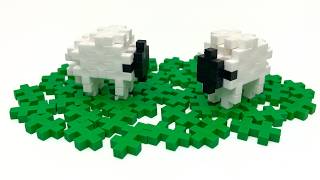 Plus-Plus Sheep instructions