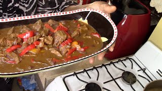How To Stretch 2 T-bone Steaks For $10.00 Feed 4 With Vegetables and Rice