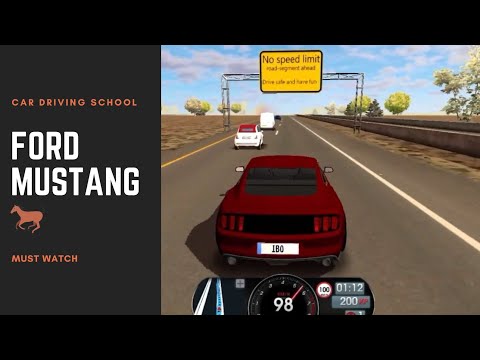 Ford Mustang 🐎 Career Drive 🔥 in Route 66 | Driving School Sim 20 | Android High Graphics