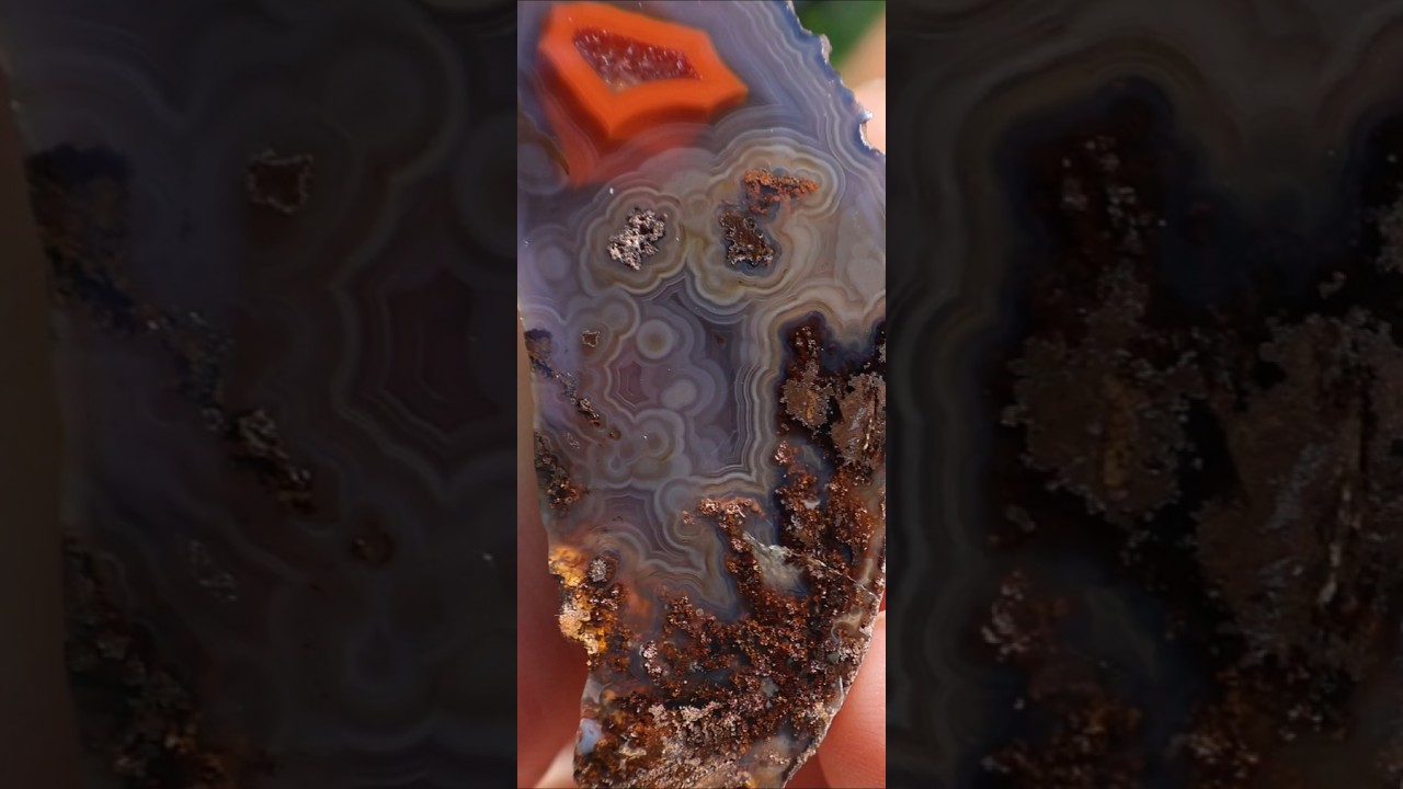 Coyamito agate all polished up! Listed on my Etsy. https://rockrevelation.etsy.com #agate #polished