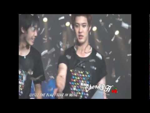 [MBLAQ] Seungho Focused - Pouring Water (Fancam) @ 'THE BLAQ% TOUR' In SEOUL