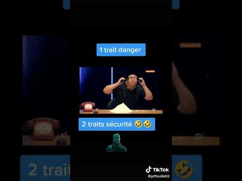 1 trait danger 2 traits sécurité