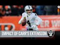 What Derek Carr's Contract Extension Means for the Raiders This Upcoming Season [Expert Reaction]…