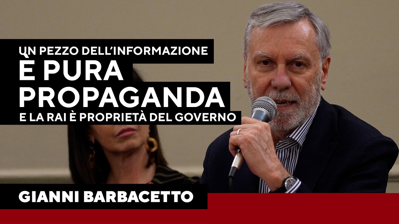 Barbacetto: “Libertà di stampa? Parte dell’informazione è diventata propaganda pura”