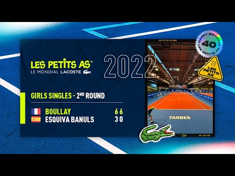 Les Petits As 2022 | Girls 2nd Round | Charo Esquiva Banuls vs. Ophelie Boullay