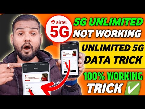 ⚡ Airtel 5G Unlimited Data Not Working? Fixed in 2 Minutes! (2025 New Trick)