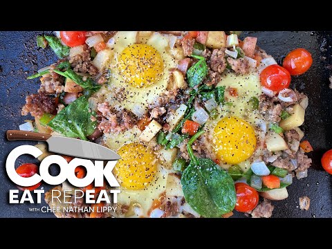 Maple Sausage Breakfast Hash | Blackstone Griddle