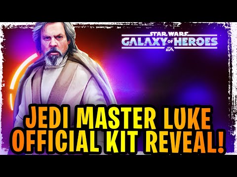 OFFICIAL JEDI MASTER LUKE SKYWALKER KIT REVEAL! The Ultimate Tank of SWGoH!
