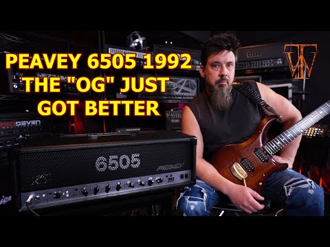 Peavey 6505 1992 Original 120W Tube Guitar Amp Head Black Excellent Condition image 16