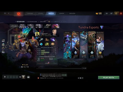 dota2core Topson Pangolier -  OG vs Tundra - TI 10