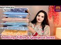 Meesho Saree Haul Wedding And Partywear Special Handwork Saree Chiffon Saree Gota Patti Saree