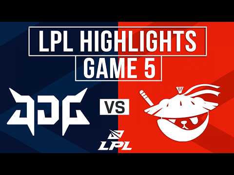 JDG vs AL Highlights Game 5 | LPL 2026 Split 1 Playoffs | JD Gaming vs Anyone's Legend