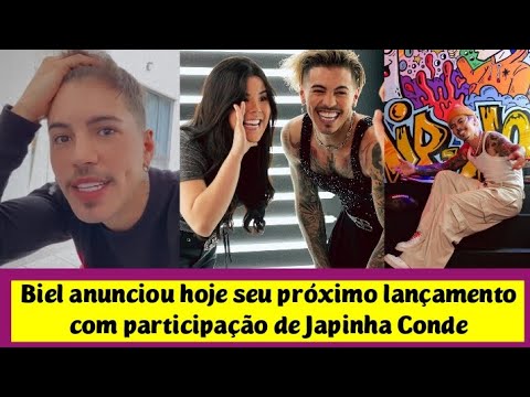 Biel anunciou hoje seu próximo lançamento com participação de Japinha Conde