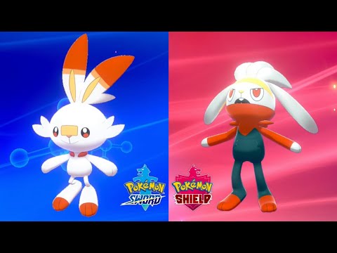 Pokemon Sword Part 4 - Scorbunny Evolves Into Raboot and Wild Area Hunting!