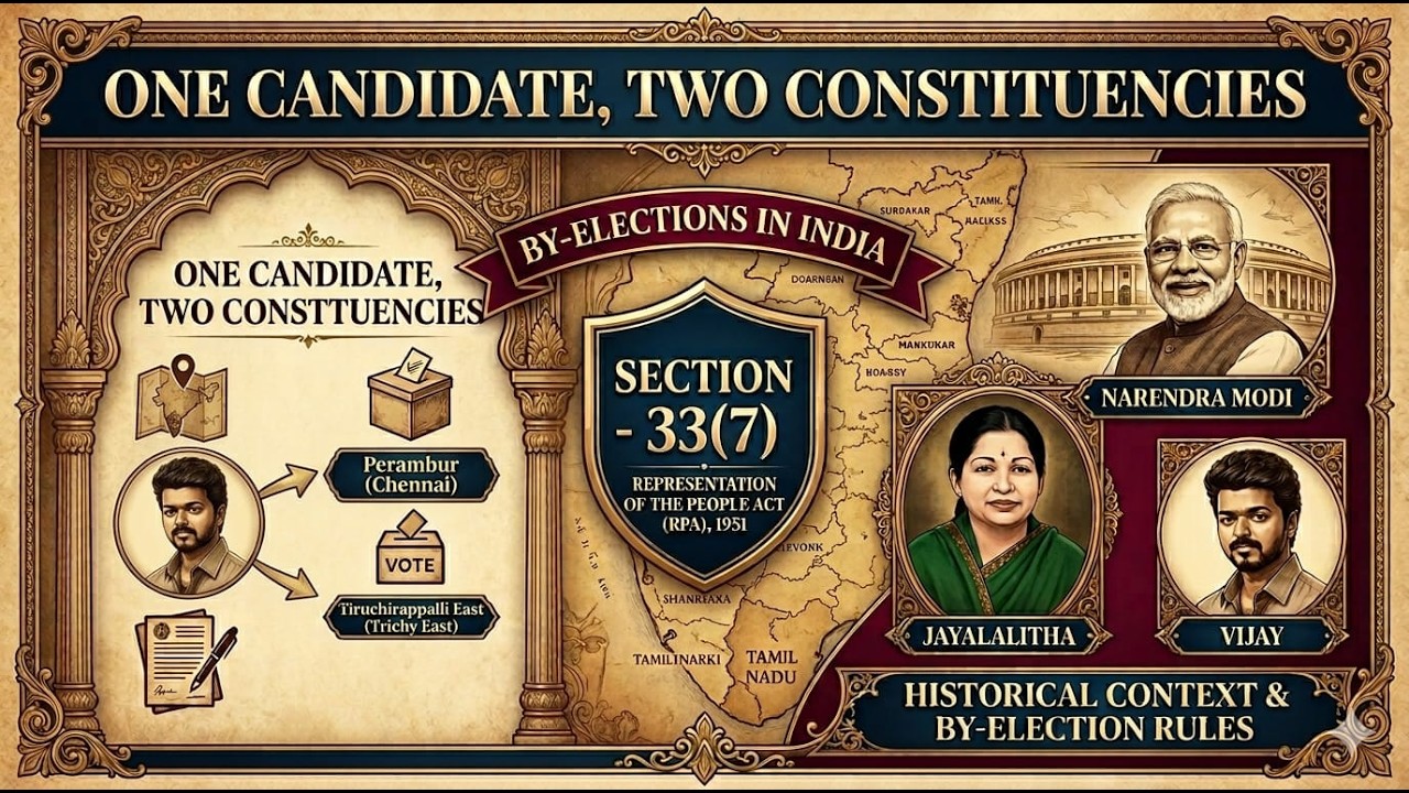 ஒரு வேட்பாளர் இரண்டு தொகுதிகள்💥TNPSC POLITY BASED