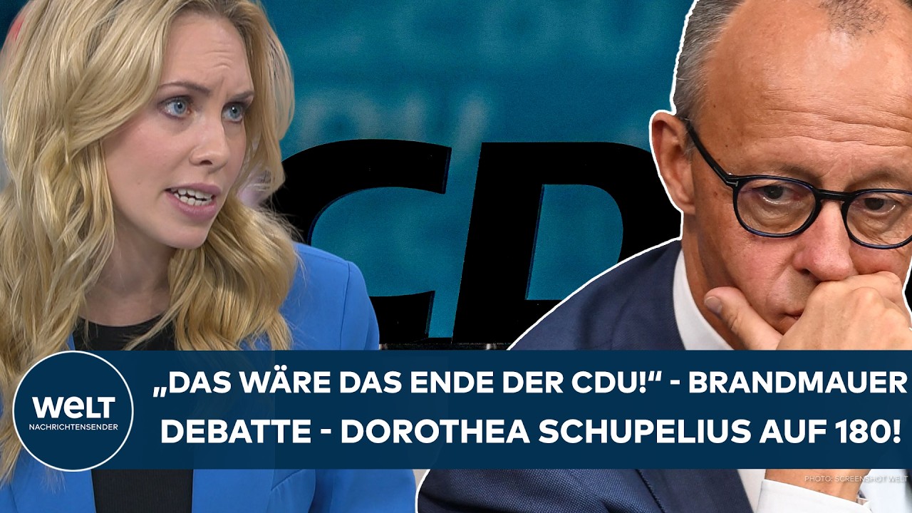 BERLIN: "Das wäre das Ende der CDU" - Brandmauer-Debatte bringt Dorothea Schupelius auf 180!