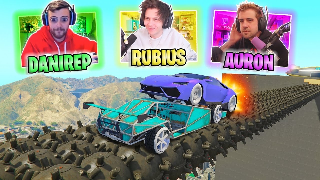 EL MEJOR CARA A CARA DEL MUNDO! CON AURONPLAY , RUBIUS Y AMIGOS! JUGADA ESPECTACULAR!   GTA V ONLINE