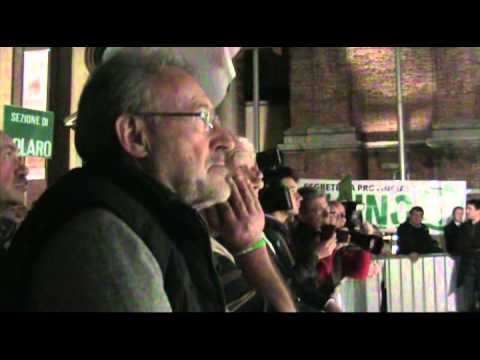 Maroni in comizio a Legnano