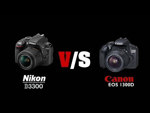 CANON 1300D VS NIKON D3300 Comparison