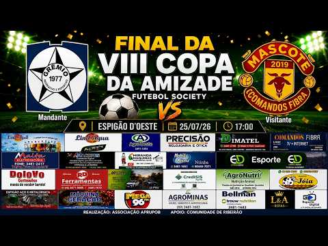 AO VIVO: FINAL | GRÊMIO RECREATIVO E ESPORTIVO X MASCOTE COMANDOS FIBRA