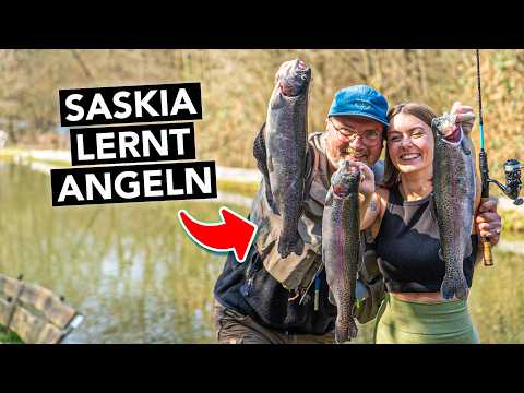 Anfängerin überrascht ALLE! 🤯 Angeln lernen von A bis Z 🎣 (alle Grundlagen)