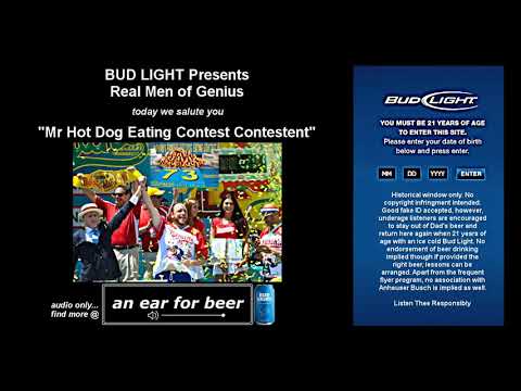 24本のホットドッグを12分で食べる決意について / BUD LIGHT「HOT DOG EATING CONTEST CONTESTANT」
