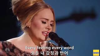 [한글 자막] 가사 ♡ Adele - One And Only ♡ ENG, KOR Lyrics