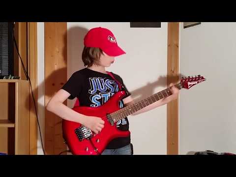 Dustin Tomsen 12 years old covers Jimi Hendrix "Purple Haze"