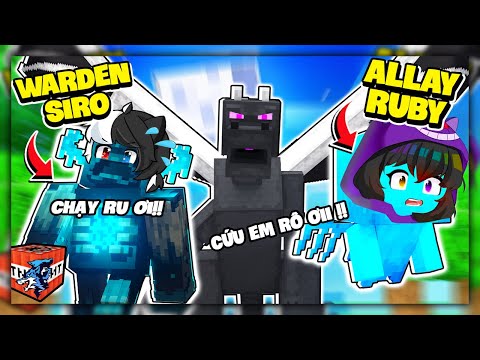 Minecraft But You Will Be Warden |  Powerless Syrup When Noob Ruby Turns into Useless Allay