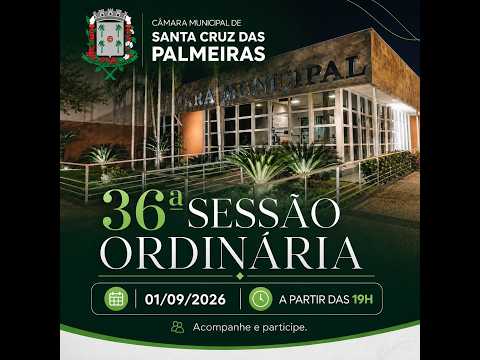 36ª Sessão Ordinária - 01/09/2026